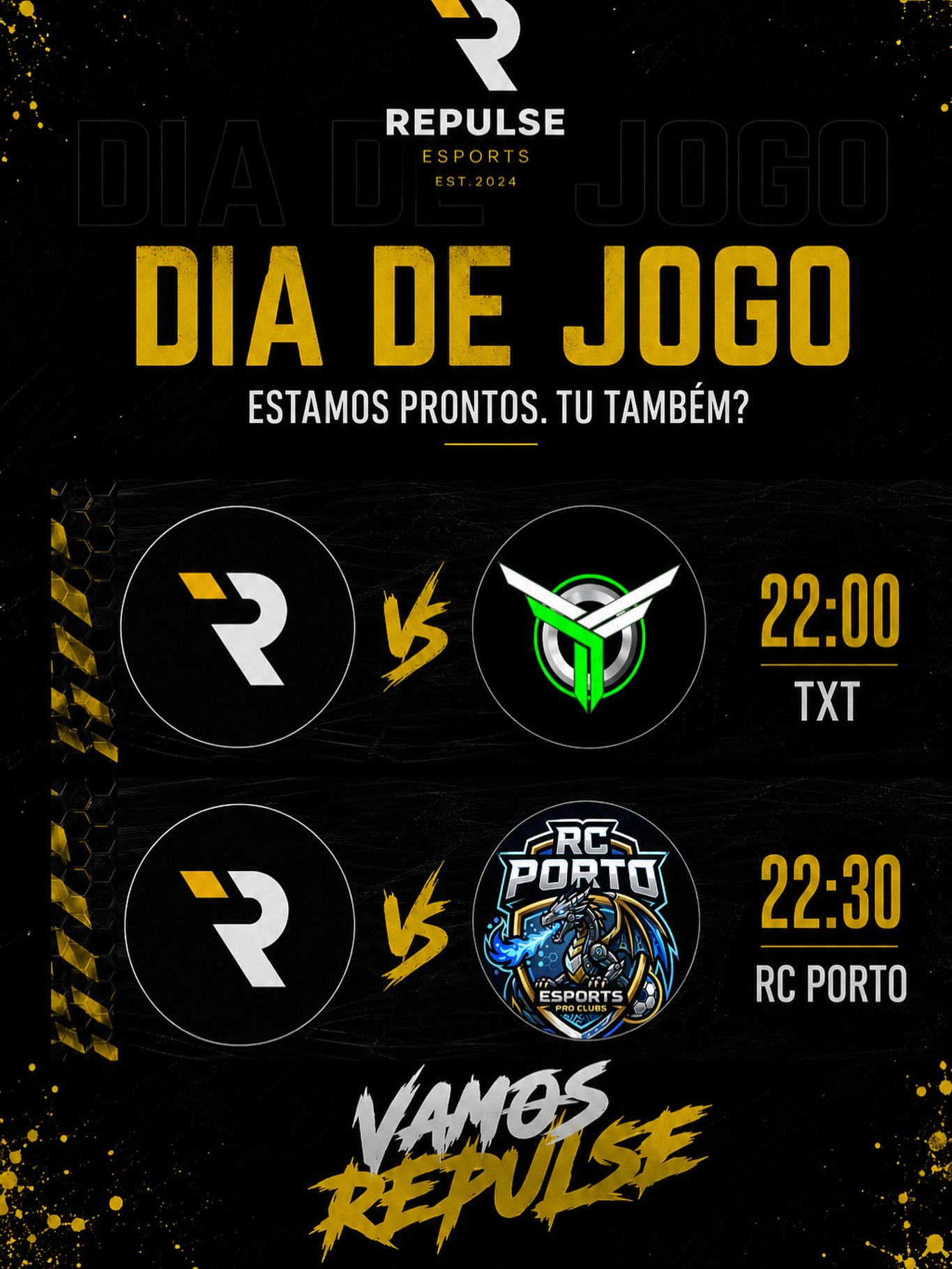🏆 DIA DE JOGO 🏆