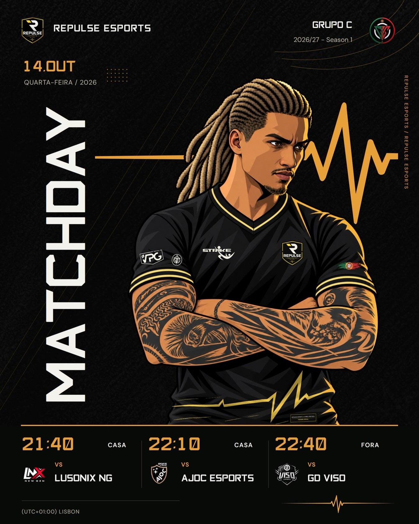 🟡⚫ MATCHDAY | REPULSE ESPORTS ⚫🟡